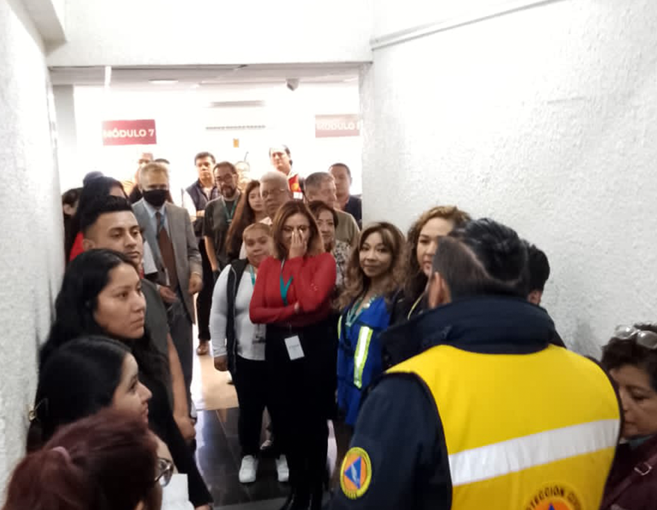 Impartición de curso de Protección Civil a los trabajadores del Departamento de Vivienda Zona Norte